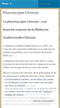 Mobile Screenshot of pharmacopeechinoise.com